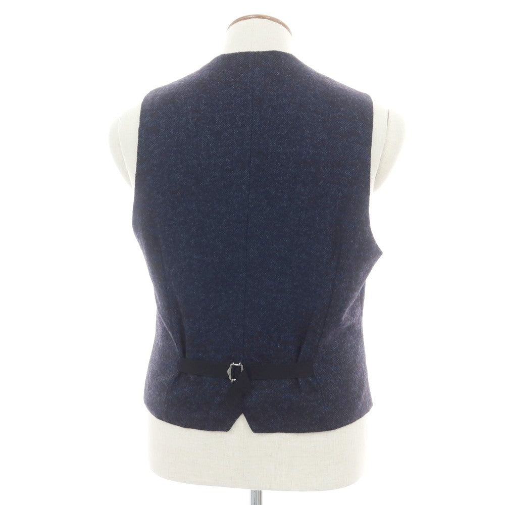 【新品】タリアトーレ TAGLIATORE ウールナイロン ジレベスト ネイビー【 48 】【 状態ランクN 】【 メンズ 】
