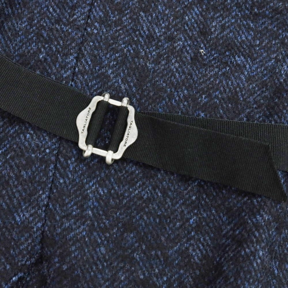 【新品】タリアトーレ TAGLIATORE ウールナイロン ジレベスト ネイビー【 48 】【 状態ランクN 】【 メンズ 】