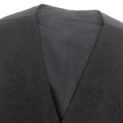 【新品】タリアトーレ TAGLIATORE ウールポリエステル ダブル ジレベスト ブラック【 48 】【 状態ランクN 】【 メンズ 】