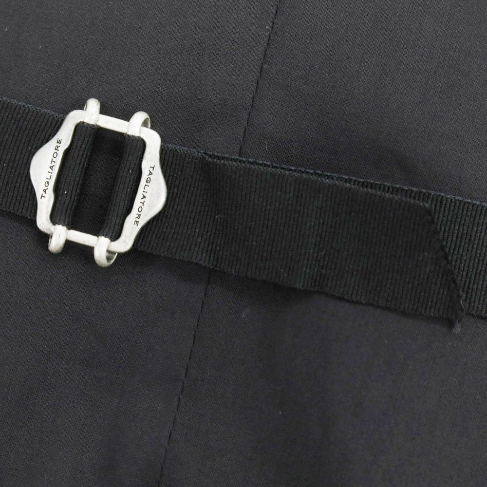 【新品】タリアトーレ TAGLIATORE ウール チェック ジレベスト ブラックxホワイト【 48 】【 状態ランクN 】【 メンズ 】