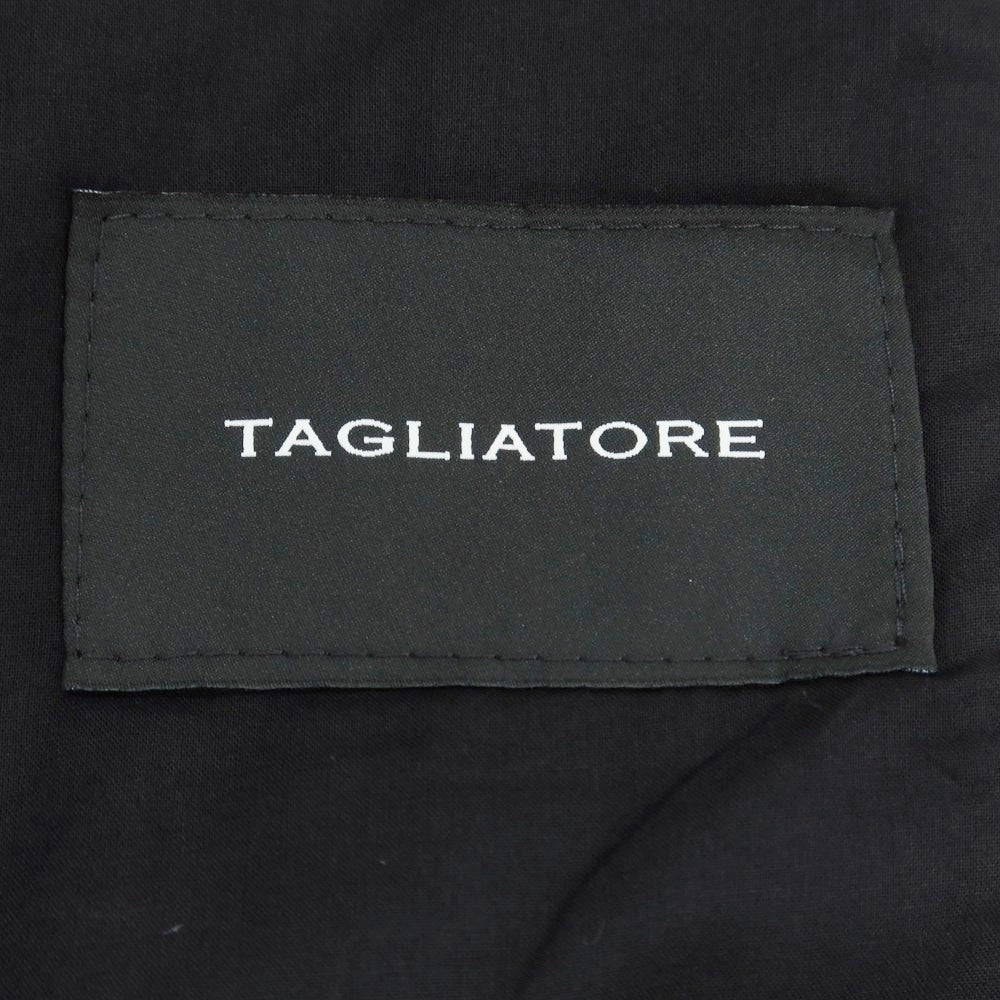 【新品】タリアトーレ TAGLIATORE ウール チェック ジレベスト ブラックxアイボリー【 48 】【 状態ランクN 】【 メンズ 】