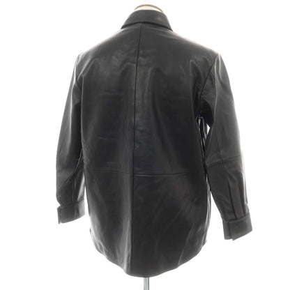 【新品】アルマ ARMA RONNIE ラムレザー シャツブルゾン ブラック【 46 】【 状態ランクN 】【 メンズ 】