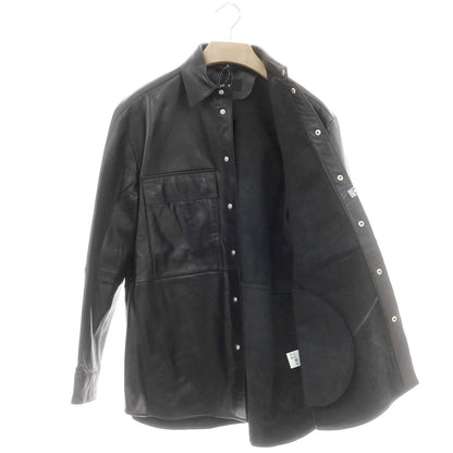 【新品】アルマ ARMA RONNIE ラムレザー シャツブルゾン ブラック【 50 】【 状態ランクN 】【 メンズ 】