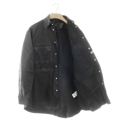 【新品アウトレット】アルマ ARMA RONNIE ラムレザー シャツブルゾン ブラック【 50 】【 状態ランクN- 】【 メンズ 】