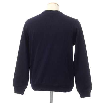 【新品】ポールアンドシャーク PAUL&amp;SHARK コットン クルーネック スウェット ネイビー【 S 】【 状態ランクN 】【 メンズ 】
