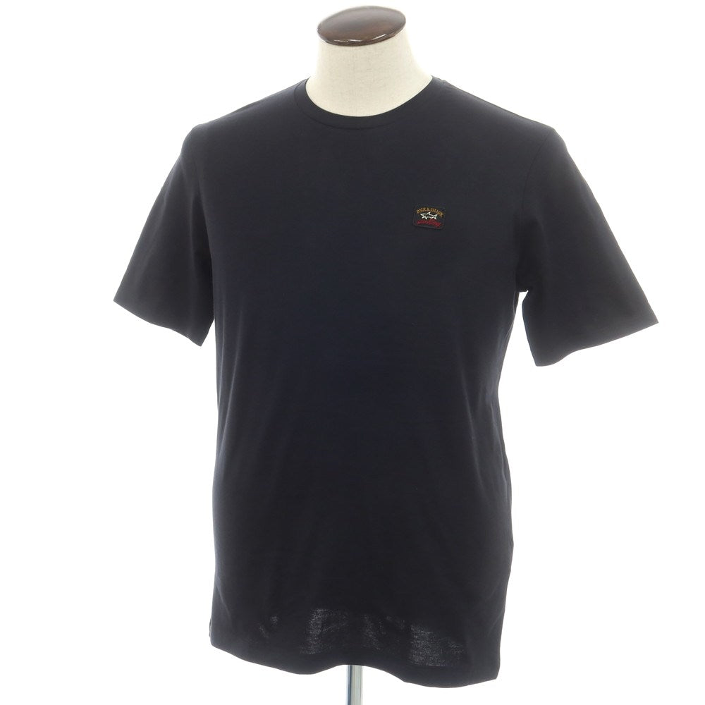 【新品】ポールアンドシャーク PAUL&amp;SHARK コットン クルーネック 半袖Ｔシャツ ブラック【 L 】【 状態ランクN 】【 メンズ 】 [CPD]