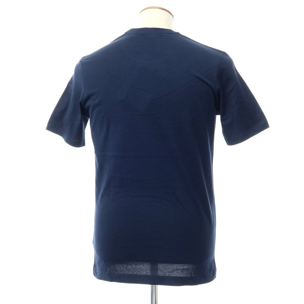【新品】ポールアンドシャーク PAUL&amp;SHARK コットン クルーネック 半袖Ｔシャツ ネイビー【 M 】【 状態ランクN 】【 メンズ 】