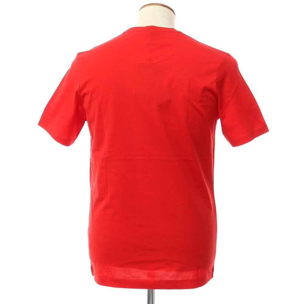 【新品】ポールアンドシャーク PAUL&amp;SHARK コットン クルーネック 半袖Ｔシャツ レッド【 M 】【 状態ランクN 】【 メンズ 】