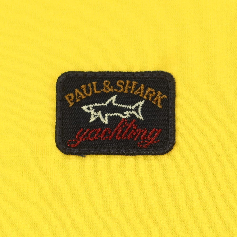 【新品アウトレット】ポールアンドシャーク PAUL&amp;SHARK コットン クルーネック 半袖Ｔシャツ イエロー【サイズS】【 状態ランクN- 】【 メンズ 】[EPD]