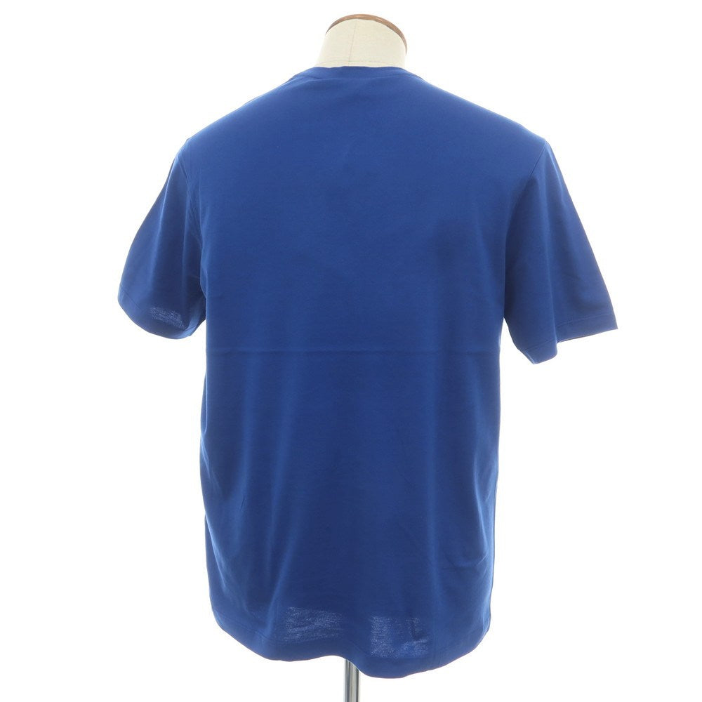 【新品】ポールアンドシャーク PAUL&amp;SHARK コットン クルーネック 半袖Ｔシャツ ブルー【サイズM】【 状態ランクN 】【 メンズ 】[EPD]