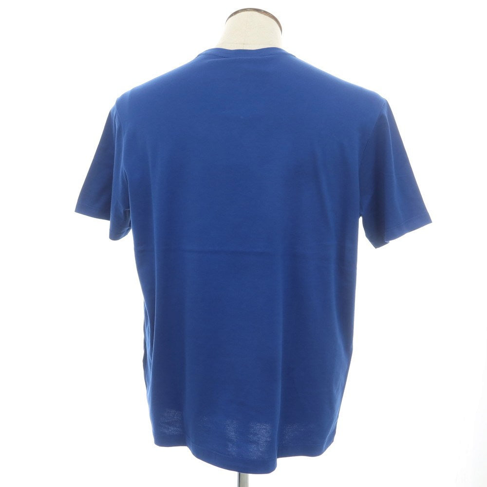 【新品】ポールアンドシャーク PAUL&amp;SHARK コットン クルーネック 半袖Ｔシャツ ブルー【サイズL】【 状態ランクN 】【 メンズ 】[EPD]