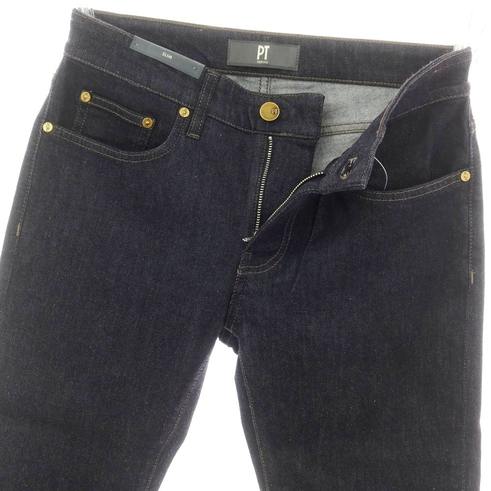 【新品アウトレット】ピーティートリノ デニム PT TORINO DENIM SWING ストレッチ セルロースコットンレーヨンシルク ジーンズ デニムパンツ ブラック【 28 】【 状態ランクN- 】【 メンズ 】
