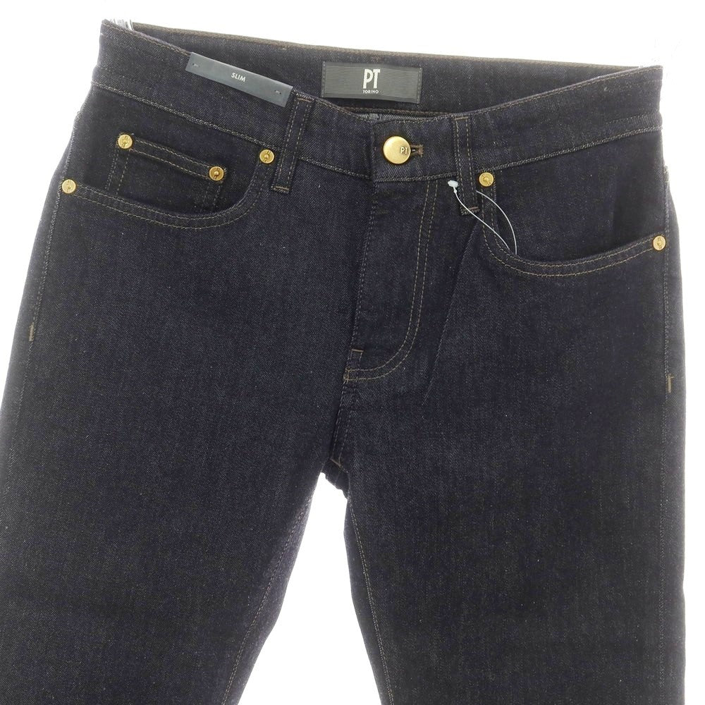 【新品アウトレット】ピーティートリノ デニム PT TORINO DENIM SWING ストレッチ セルロースコットンレーヨンシルク ジーンズ デニムパンツ ブラック【 29 】【 状態ランクN- 】【 メンズ 】