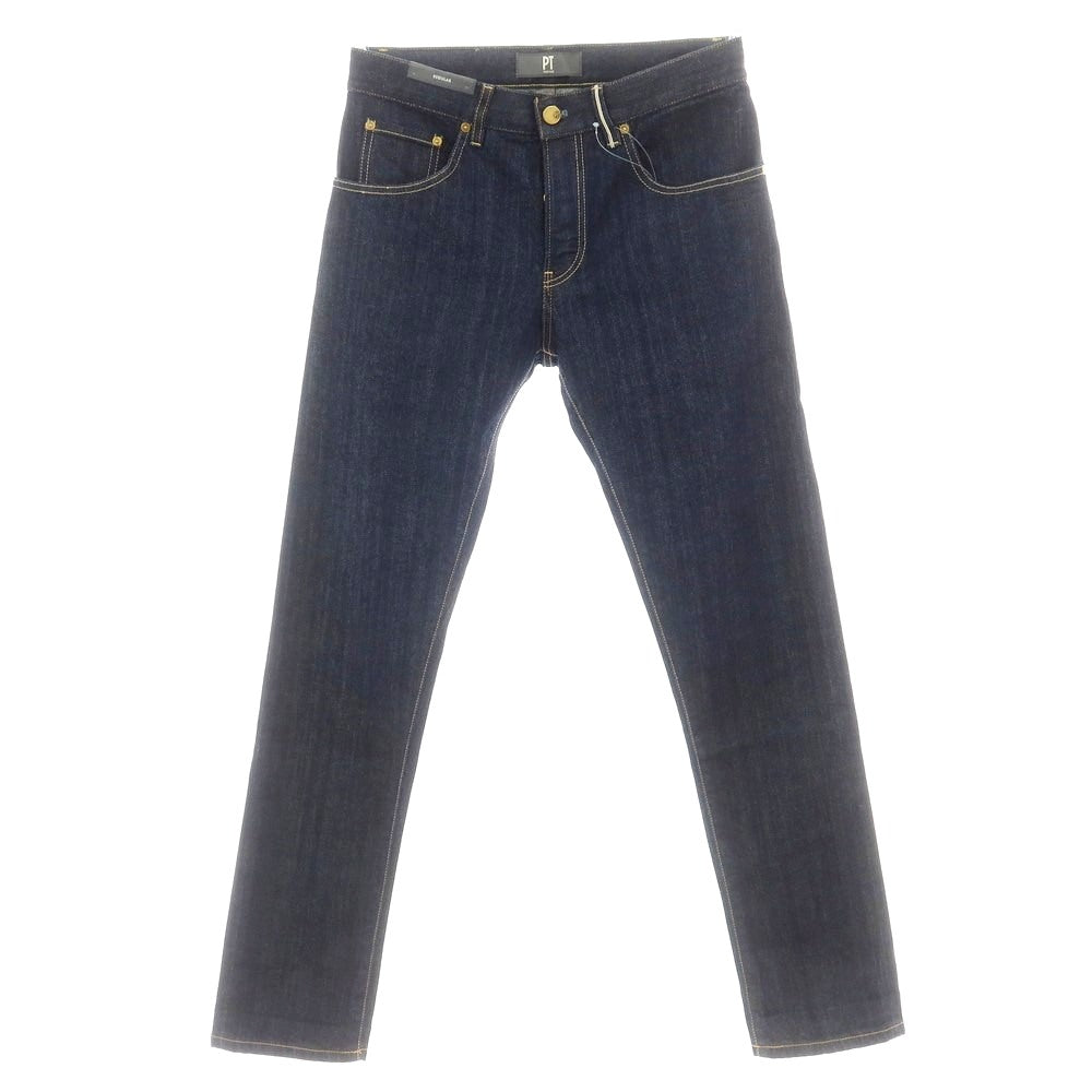 【新品】ピーティートリノ デニム PT TORINO DENIM BREAKBEAT ストレッチ コットン ジーンズ デニムパンツ ネイビーインディゴ【 30 】【 状態ランクN 】【 メンズ 】