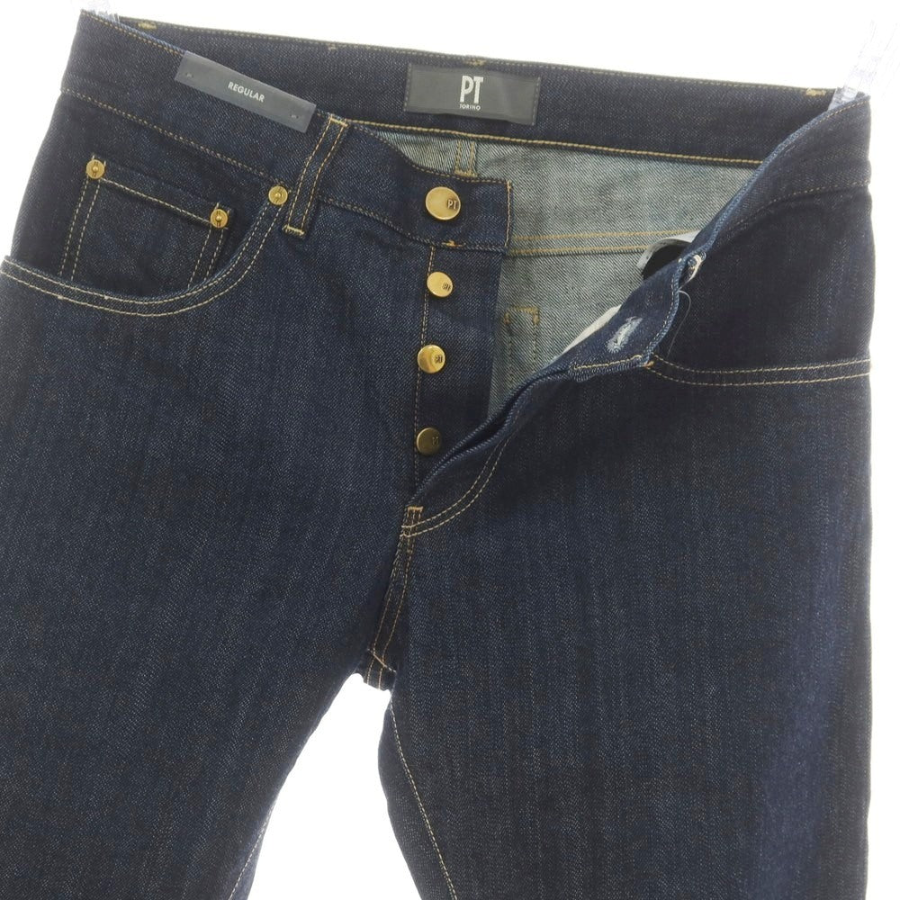 【新品】ピーティートリノ デニム PT TORINO DENIM BREAKBEAT ストレッチ コットン ジーンズ デニムパンツ ネイビーインディゴ【 30 】【 状態ランクN 】【 メンズ 】