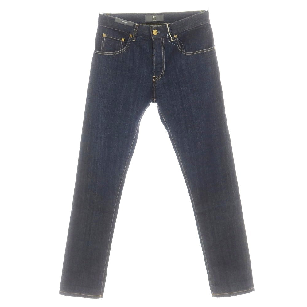 【新品】ピーティートリノ デニム PT TORINO DENIM BREAKBEAT ストレッチ コットン ジーンズ デニムパンツ ネイビーインディゴ【 31 】【 状態ランクN 】【 メンズ 】