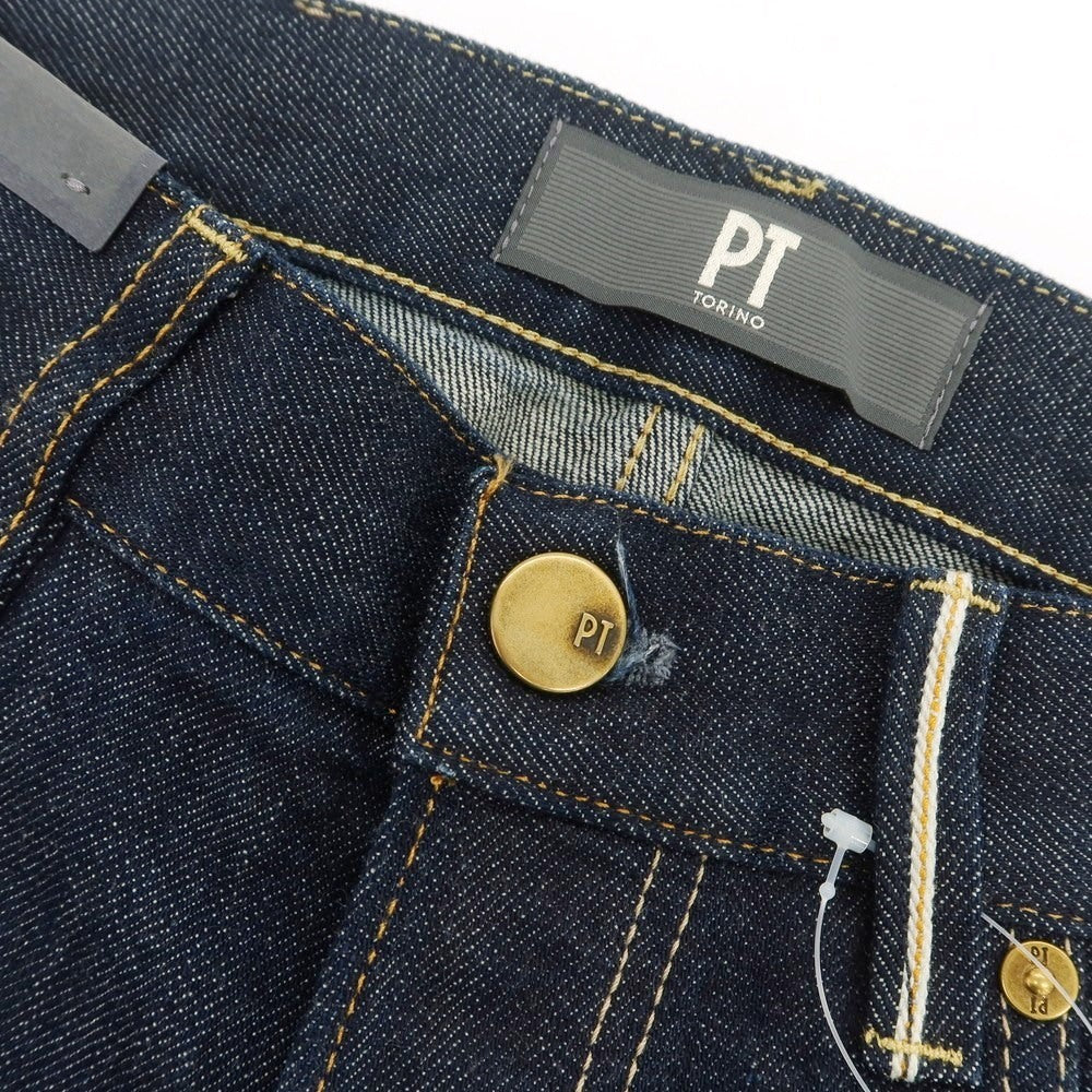 【新品】ピーティートリノ デニム PT TORINO DENIM BREAKBEAT ストレッチ コットン ジーンズ デニムパンツ ネイビーインディゴ【 31 】【 状態ランクN 】【 メンズ 】