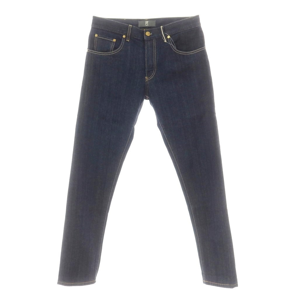 【新品】ピーティートリノ デニム PT TORINO DENIM BREAKBEAT ストレッチ コットン ジーンズ デニムパンツ ネイビーインディゴ【 32 】【 状態ランクN 】【 メンズ 】