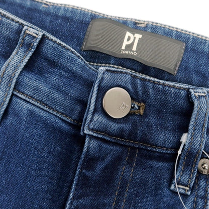 【新品アウトレット】ピーティートリノ デニム PT TORINO DENIM SWING ストレッチ コットンセルロースポリエステル ジーンズ デニムパンツ ブルーインディゴ【 30 】【 状態ランクN- 】【 メンズ 】