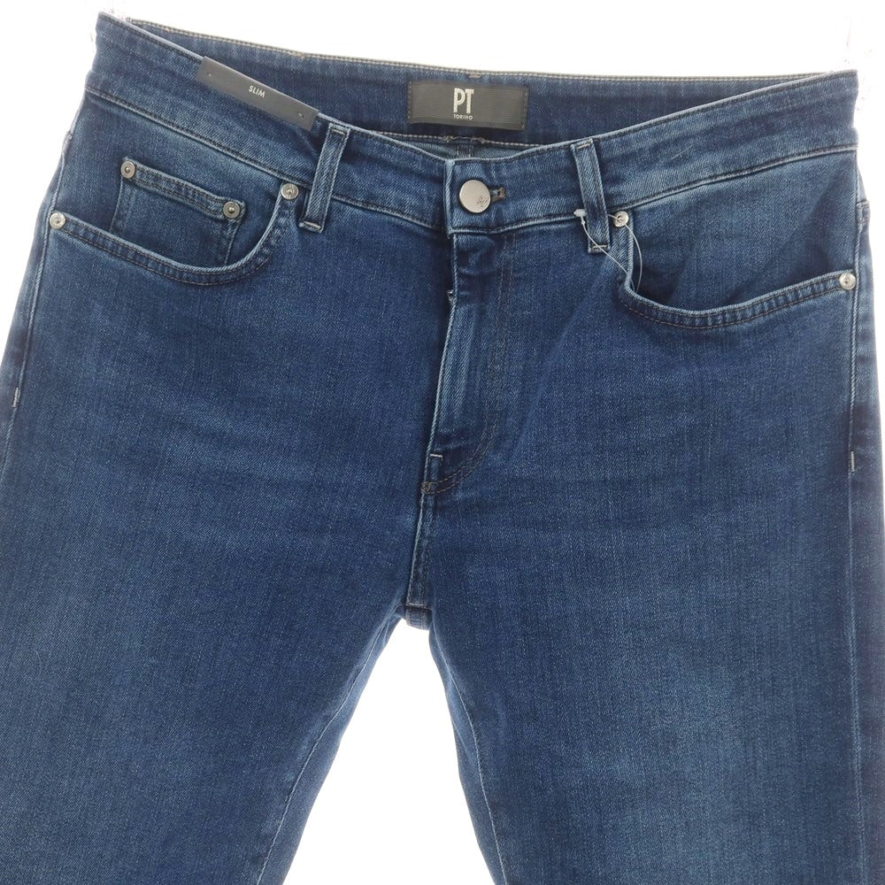 【新品アウトレット】ピーティートリノ デニム PT TORINO DENIM SWING ストレッチ コットンセルロースポリエステル ジーンズ デニムパンツ ブルーインディゴ【 35 】【 状態ランクN- 】【 メンズ 】