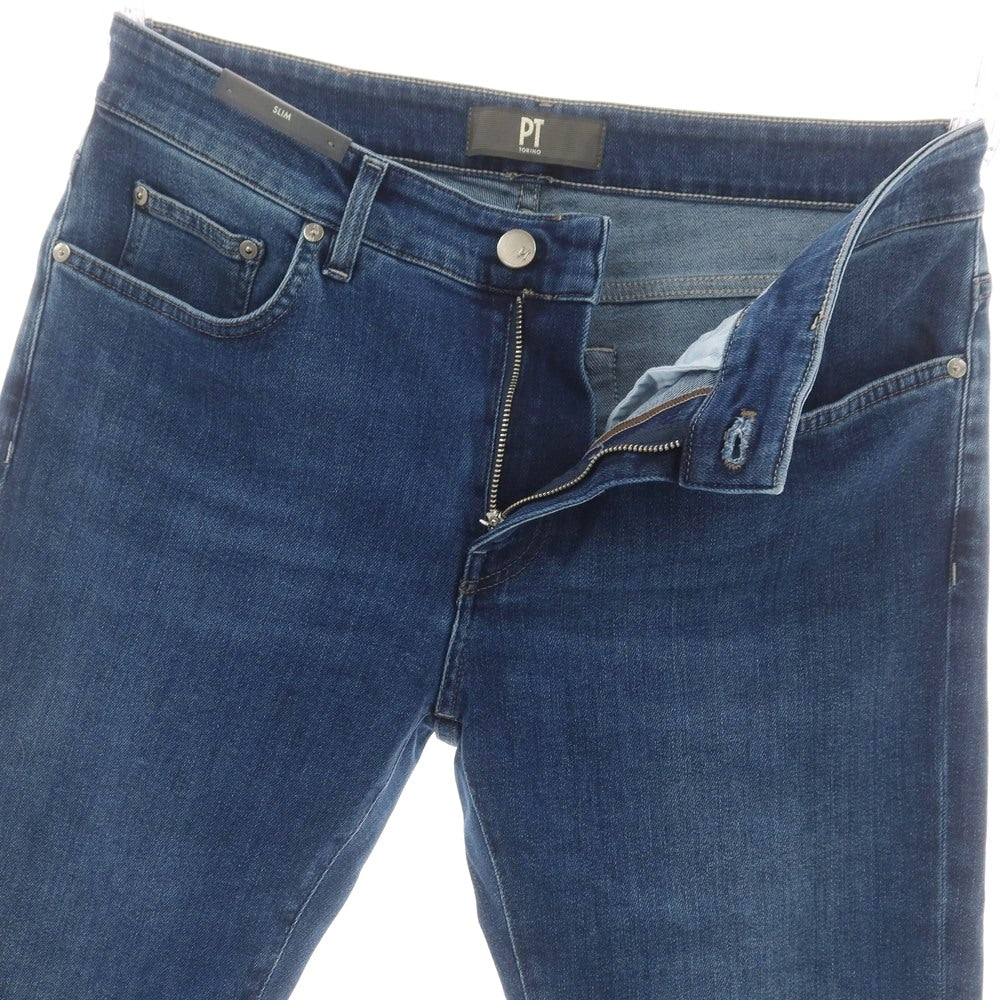 【新品アウトレット】ピーティートリノ デニム PT TORINO DENIM SWING ストレッチ コットンセルロースポリエステル ジーンズ デニムパンツ ブルーインディゴ【 35 】【 状態ランクN- 】【 メンズ 】