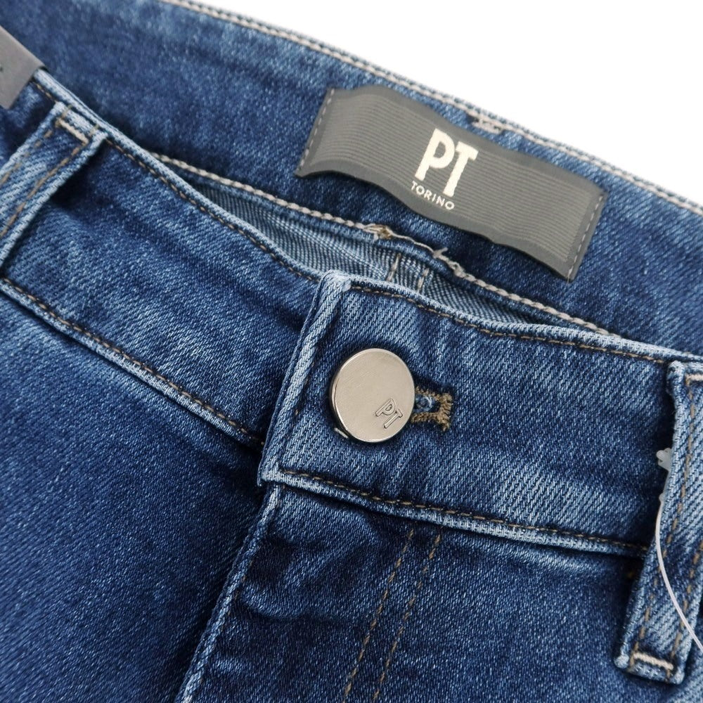 【新品アウトレット】ピーティートリノ デニム PT TORINO DENIM SWING ストレッチ コットンセルロースポリエステル ジーンズ デニムパンツ ブルーインディゴ【 35 】【 状態ランクN- 】【 メンズ 】