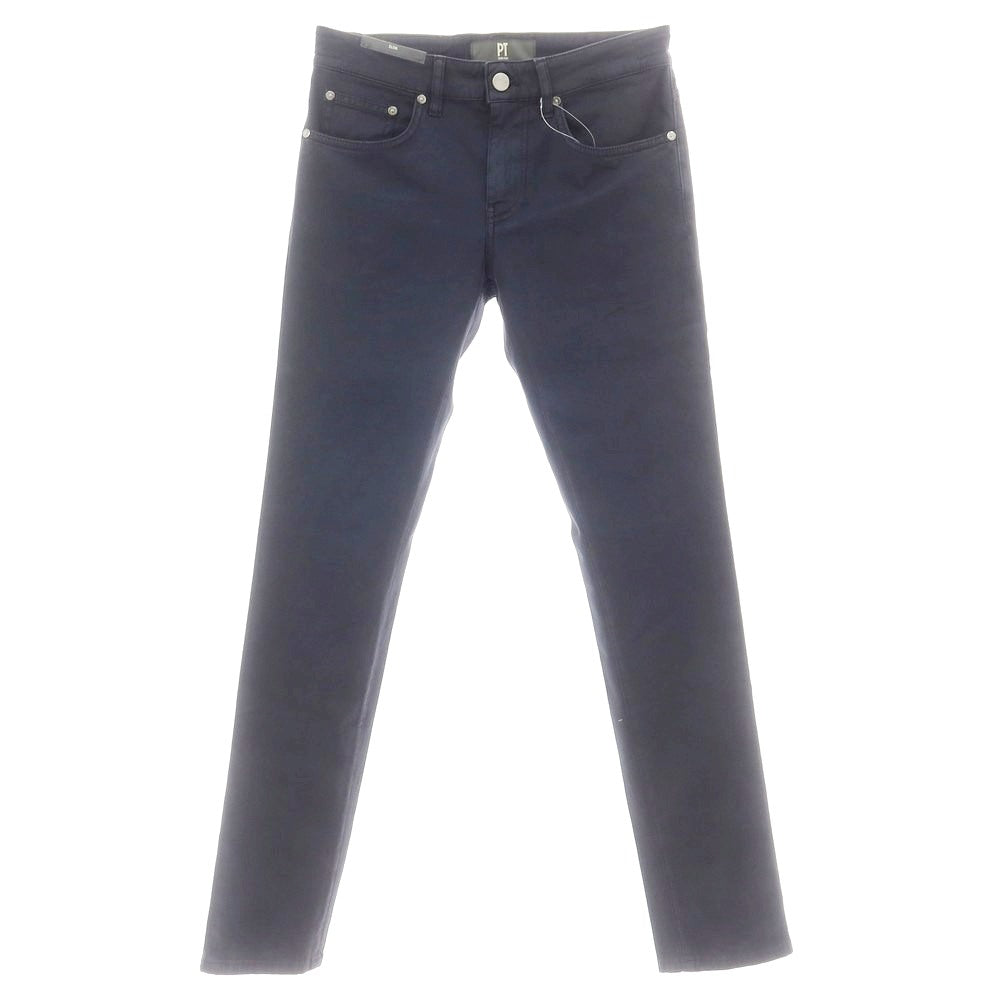 【新品アウトレット】ピーティートリノ デニム PT TORINO DENIM SWING ストレッチ コットンウール 5ポケットパンツ ネイビー【 28 】【 状態ランクN- 】【 メンズ 】