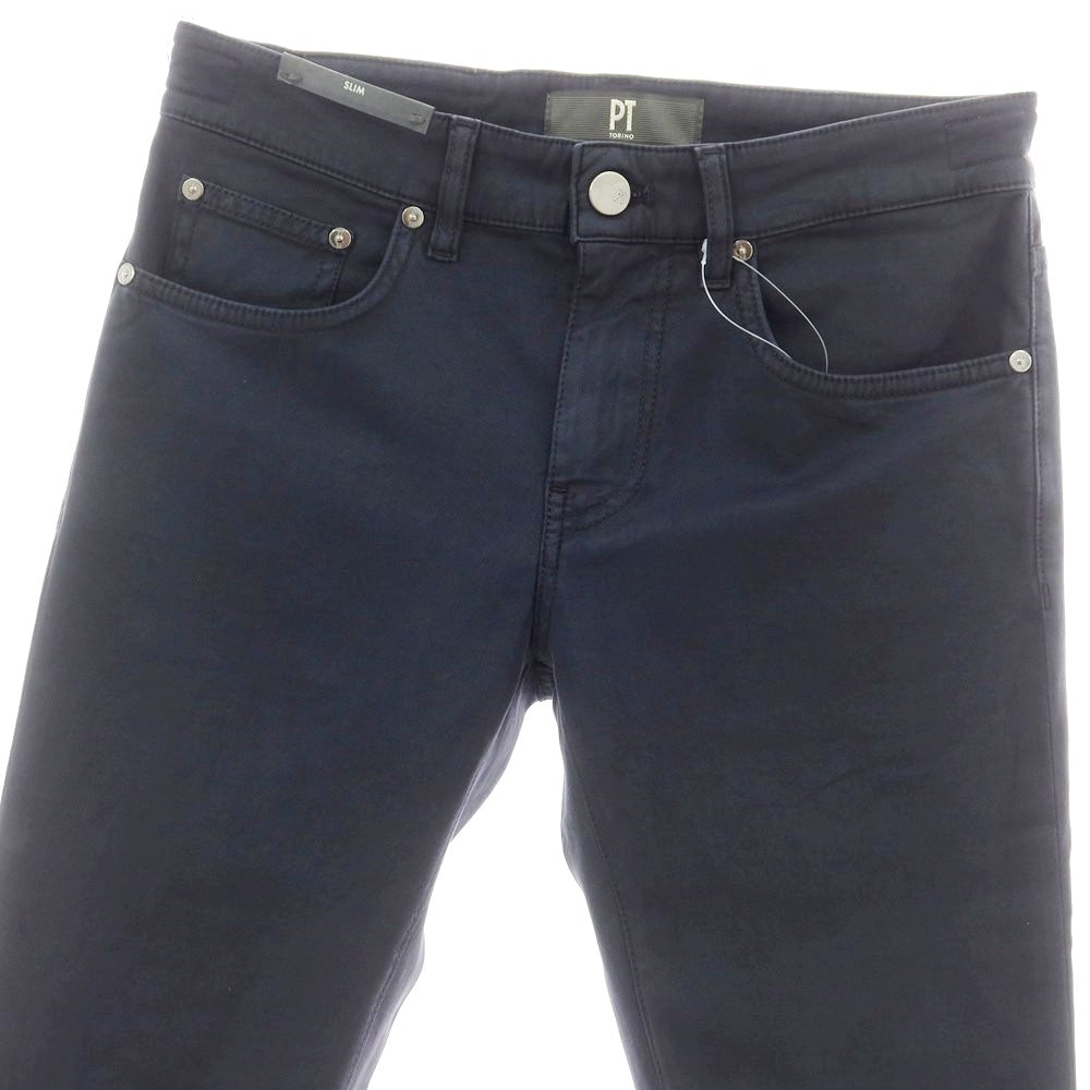 【新品アウトレット】ピーティートリノ デニム PT TORINO DENIM SWING ストレッチ コットンウール 5ポケットパンツ ネイビー【 29 】【 状態ランクN- 】【 メンズ 】