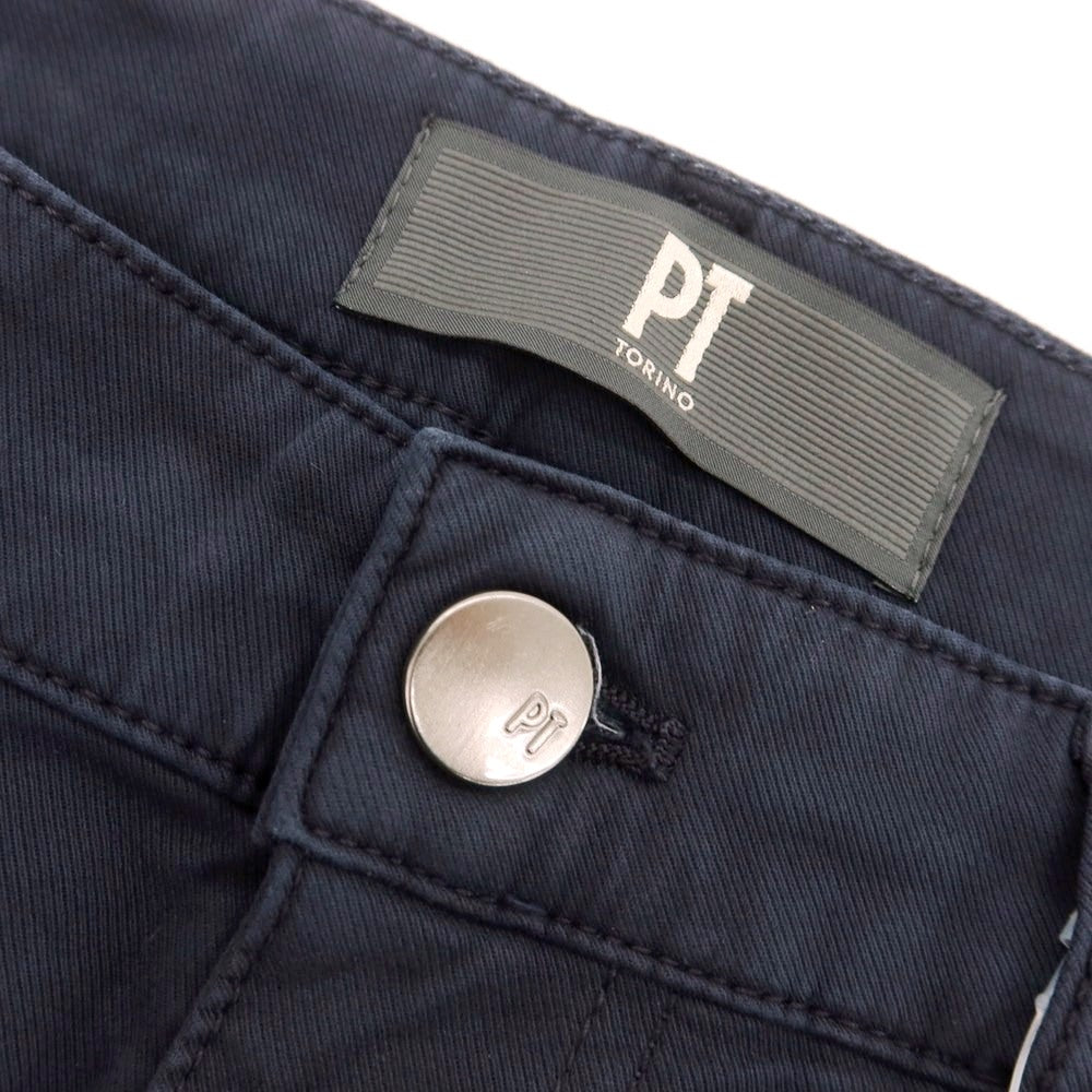 【新品アウトレット】ピーティートリノ デニム PT TORINO DENIM SWING ストレッチ コットンウール 5ポケットパンツ ネイビー【 32 】【 状態ランクN- 】【 メンズ 】