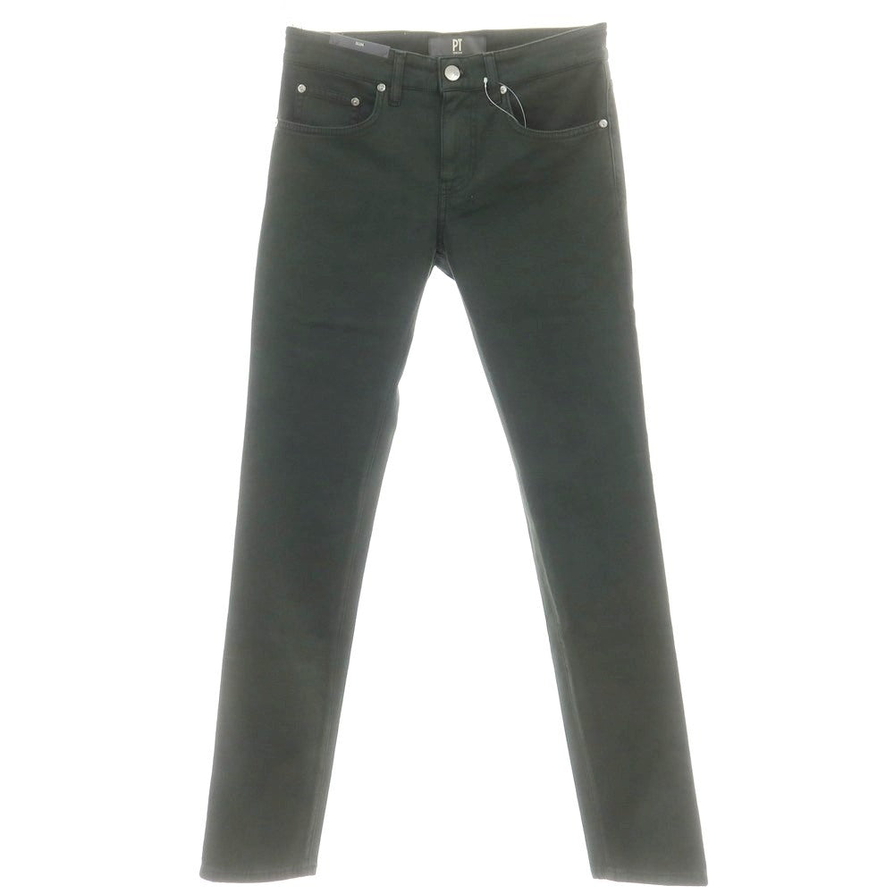 【新品アウトレット】ピーティートリノ デニム PT TORINO DENIM SWING ストレッチ コットンウール 5ポケットパンツ ダークグリーン【 32 】【 状態ランクN- 】【 メンズ 】