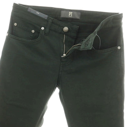【新品アウトレット】ピーティートリノ デニム PT TORINO DENIM SWING ストレッチ コットンウール 5ポケットパンツ ダークグリーン【 32 】【 状態ランクN- 】【 メンズ 】