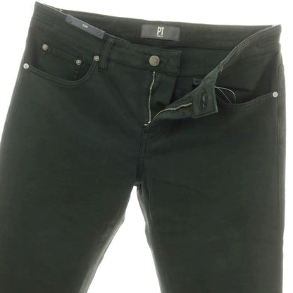 【新品アウトレット】ピーティートリノ デニム PT TORINO DENIM SWING ストレッチ コットンウール 5ポケットパンツ ダークグリーン【 33 】【 状態ランクN- 】【 メンズ 】