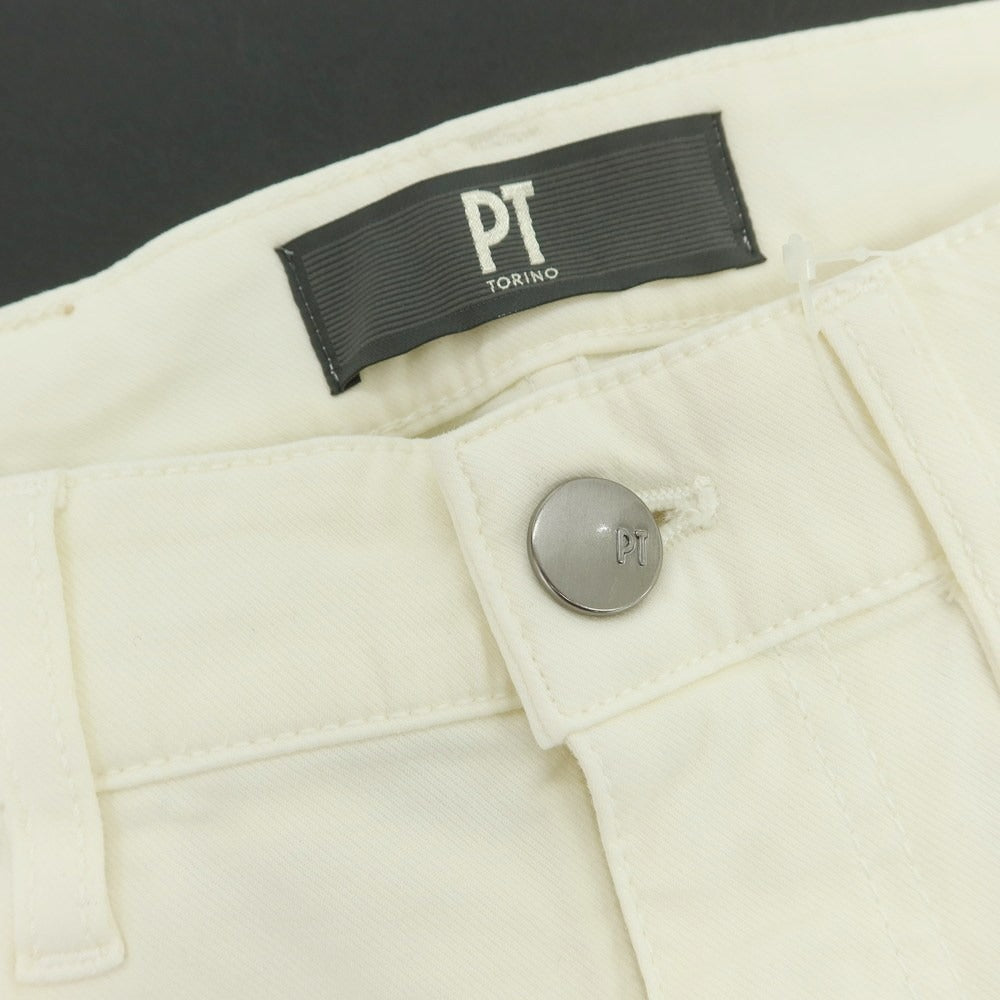 【新品アウトレット】ピーティートリノ デニム PT TORINO DENIM SWING ストレッチ コットンウール 5ポケットパンツ アイボリー【 30 】【 状態ランクN- 】【 メンズ 】