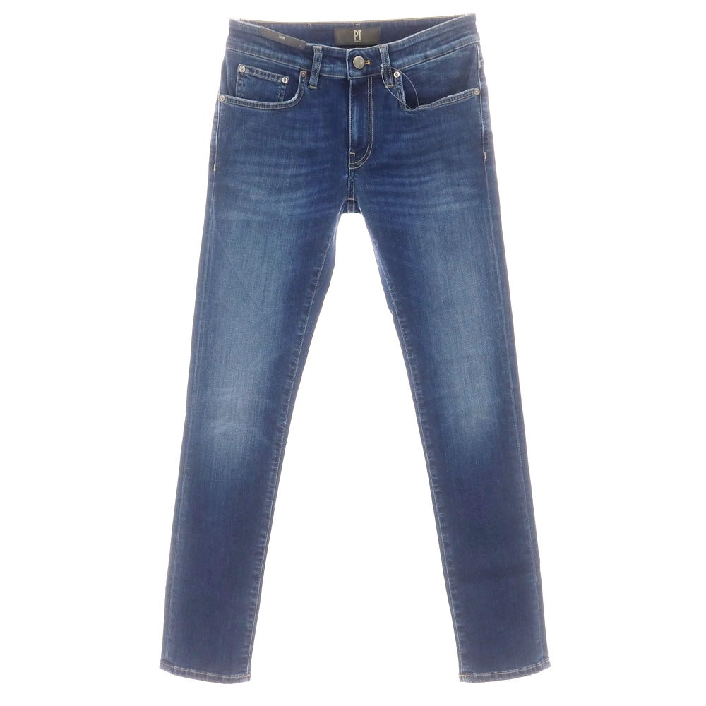 【新品】ピーティートリノ デニム PT TORINO DENIM SWING ユーズド加工 ストレッチ コットンポリエステル ジーンズ デニムパンツ ブルーインディゴ【 28 】【 状態ランクN 】【 メンズ 】