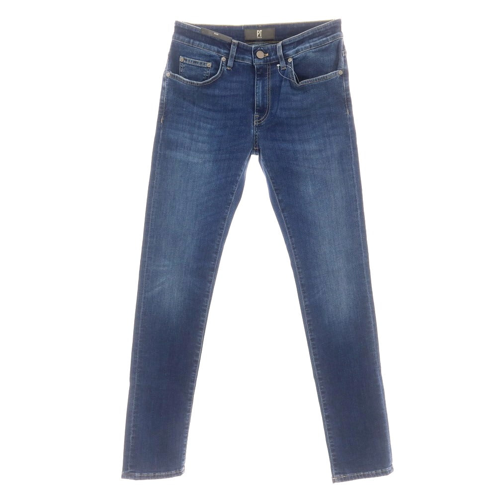 【新品】ピーティートリノ デニム PT TORINO DENIM SWING ユーズド加工 ストレッチ コットンポリエステル ジーンズ デニムパンツ ブルーインディゴ【 30 】【 状態ランクN 】【 メンズ 】