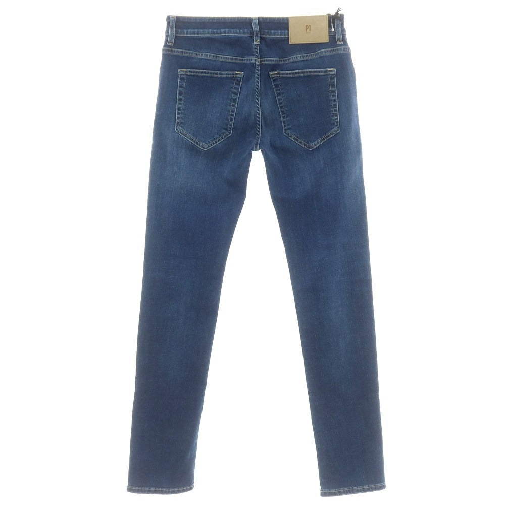 【新品】ピーティートリノ デニム PT TORINO DENIM SWING ユーズド加工 ストレッチ コットンポリエステル ジーンズ デニムパンツ ブルーインディゴ【 31 】【 状態ランクN 】【 メンズ 】