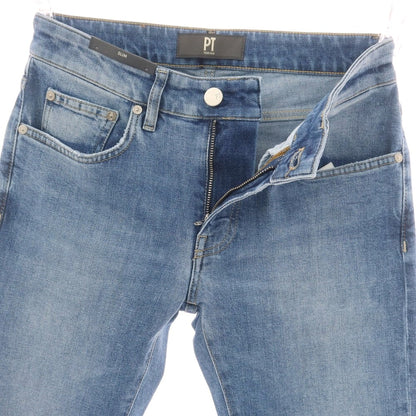 【新品】ピーティートリノ デニム PT TORINO DENIM SWING ユーズド加工 ストレッチ コットン ジーンズ デニムパンツ ウォッシュブルー【 28 】【 状態ランクN 】【 メンズ 】