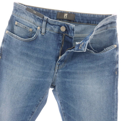 【新品】ピーティートリノ デニム PT TORINO DENIM SWING ユーズド加工 ストレッチ コットン ジーンズ デニムパンツ ウォッシュブルー【 31 】【 状態ランクN 】【 メンズ 】