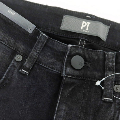 【新品】ピーティートリノ デニム PT TORINO DENIM SWING コットンレーヨンポリエステル ジーンズ デニムパンツ ブラック【 28 】【 状態ランクN 】【 メンズ 】