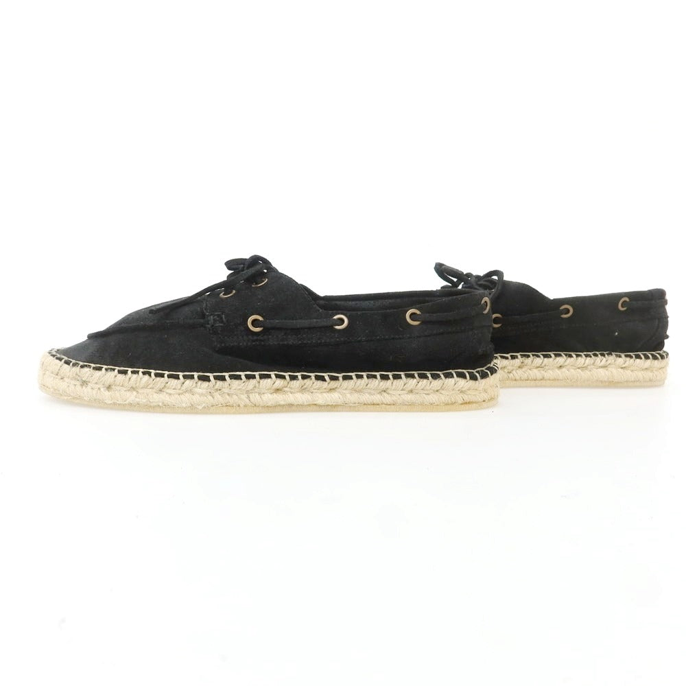 【新品】ヴェラスカ VELASCA スエード エスパドリーユ シューズ ブラック【サイズ41】【 状態ランクN 】【 メンズ 】 [EPD]