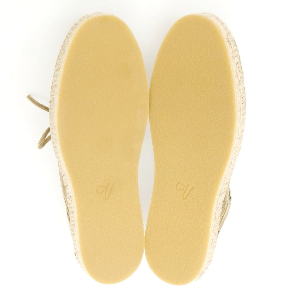 【新品】ヴェラスカ VELASCA スエード エスパドリーユ シューズ カーキ【サイズ42】【 状態ランクN 】【 メンズ 】 [EPD]