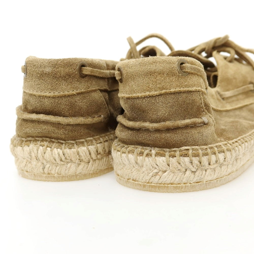 【新品】ヴェラスカ VELASCA スエード エスパドリーユ シューズ カーキ【 42 】【 状態ランクN 】【 メンズ 】