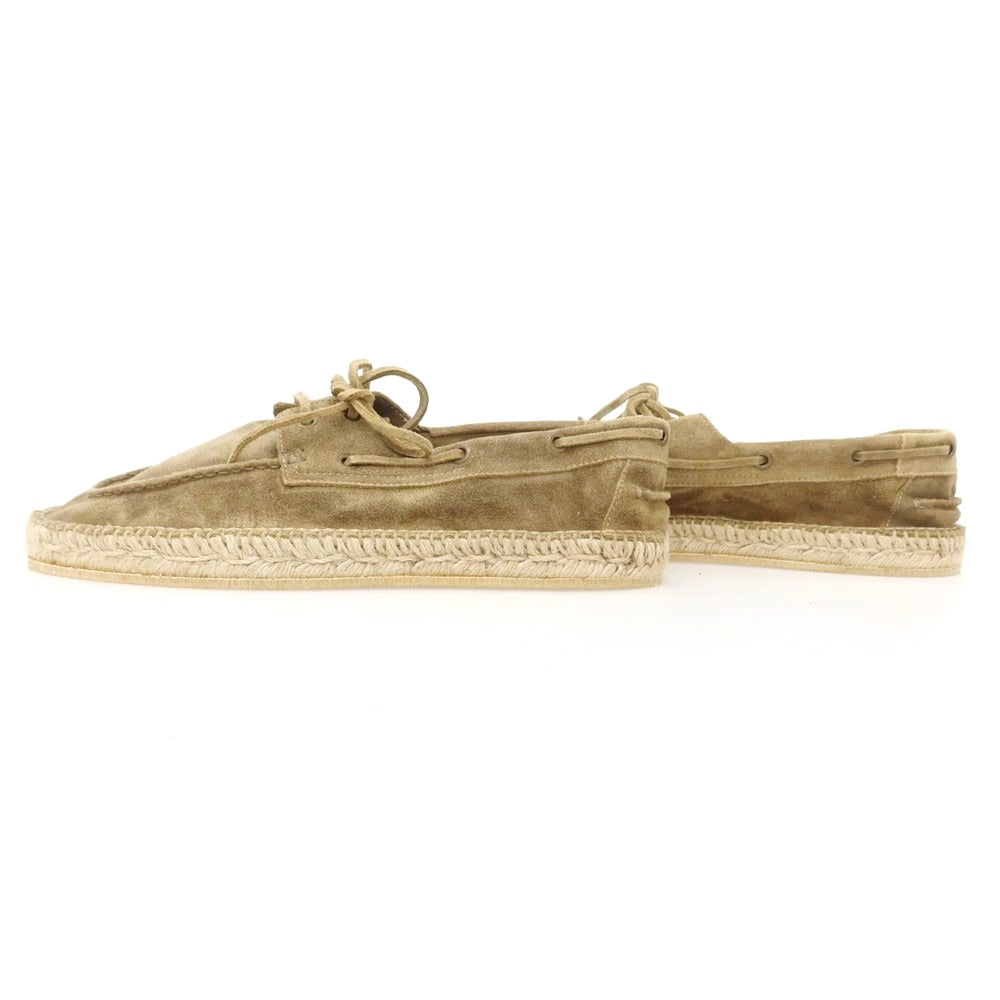 【新品】ヴェラスカ VELASCA スエード エスパドリーユ シューズ カーキ【 42 】【 状態ランクN 】【 メンズ 】