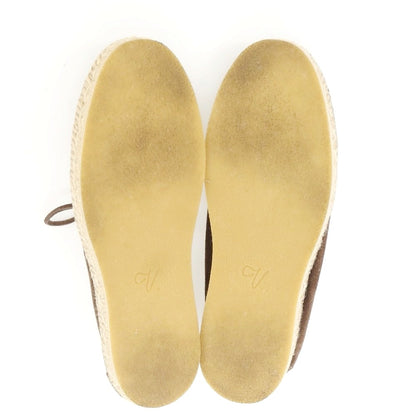 【中古】ヴェラスカ VELASCA スエード エスパドリーユ シューズ ダークブラウン【 42 】【 状態ランクA 】【 メンズ 】