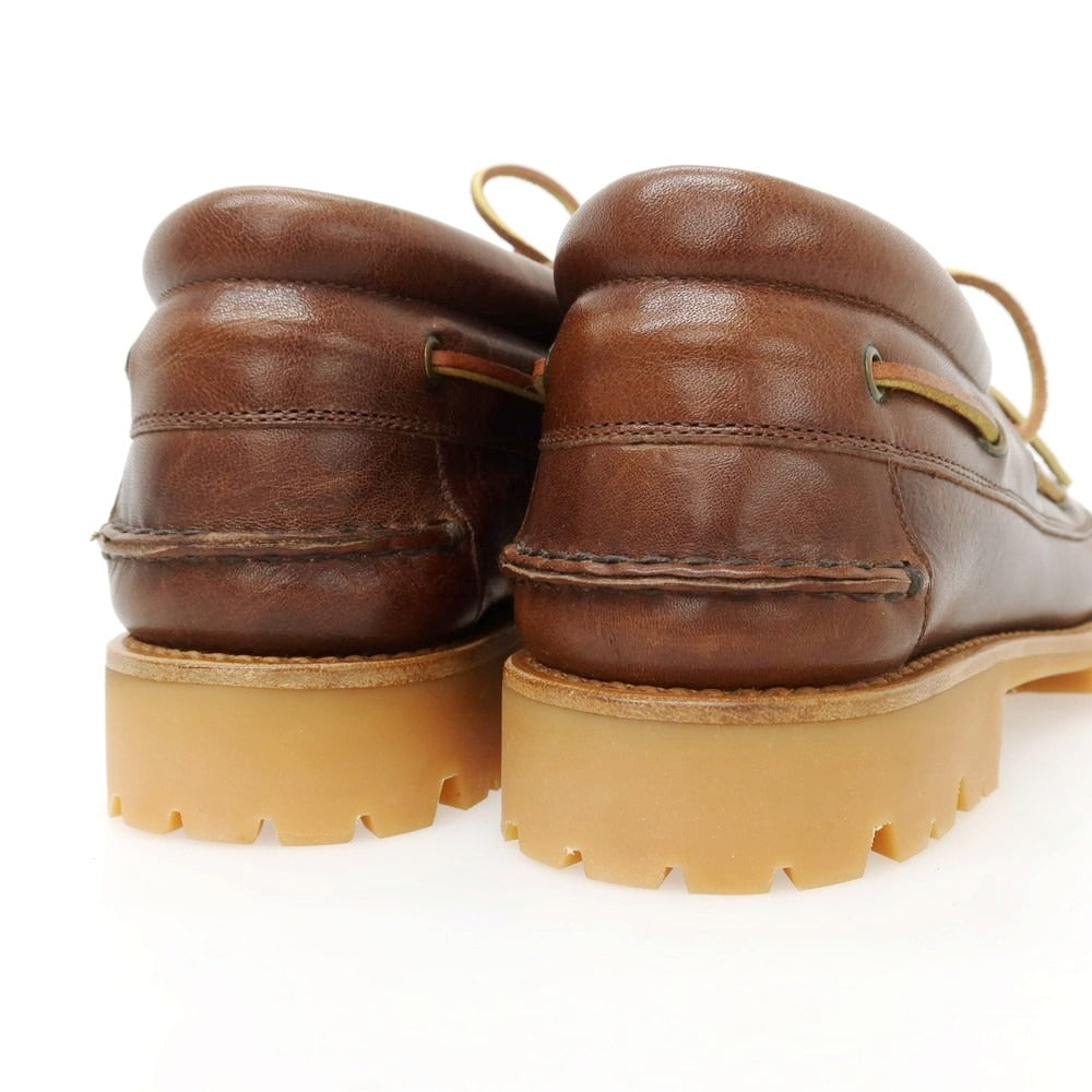 【新品アウトレット】ヴェラスカ VELASCA レザー モカシンシューズ ブラウン【 41 】【 状態ランクN- 】【 メンズ 】