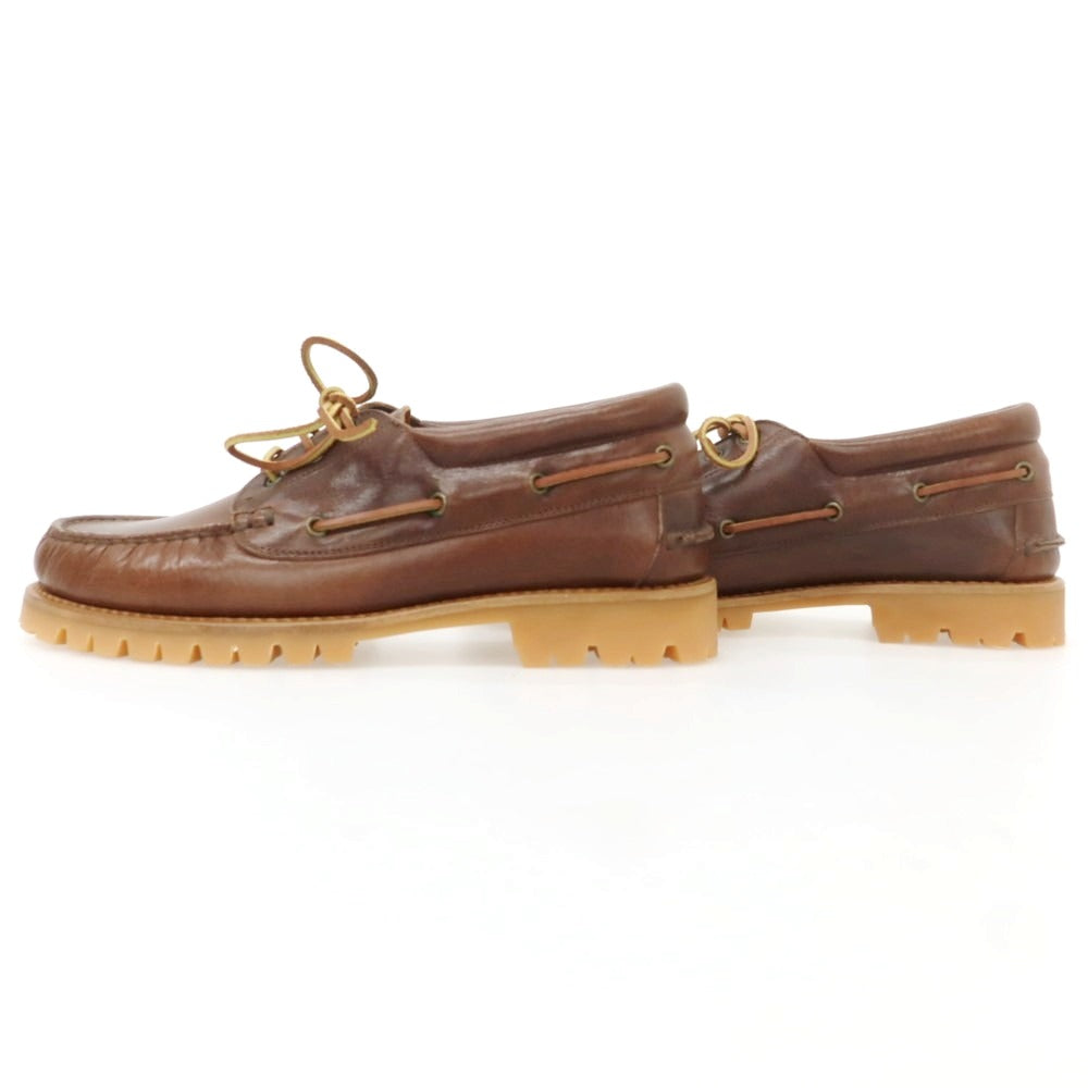【新品アウトレット】ヴェラスカ VELASCA レザー モカシンシューズ ブラウン【 41 】【 状態ランクN- 】【 メンズ 】