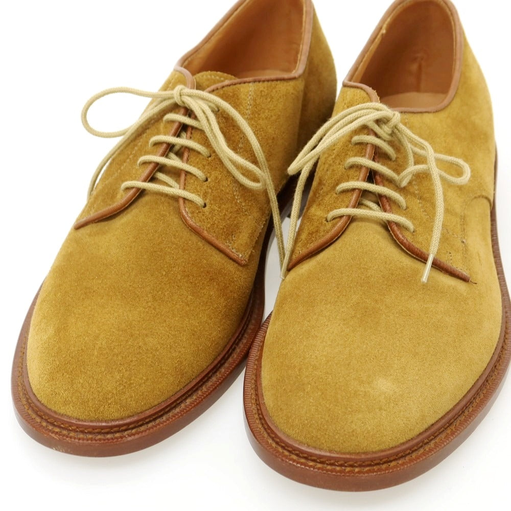 【中古】ヴェラスカ VELASCA スエード ダービーシューズ キャメルブラウン系【 41 】【 状態ランクA 】【 メンズ 】[APD]