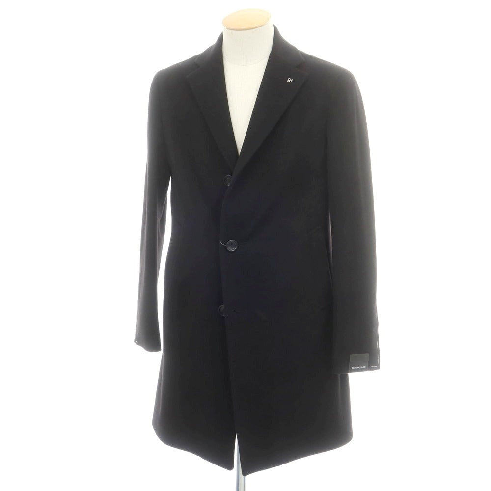 【新品】タリアトーレ TAGLIATORE COLORADO カシミヤ チェスターフィールドコート ブラック【 44 】【 状態ランクN 】【 メンズ 】
