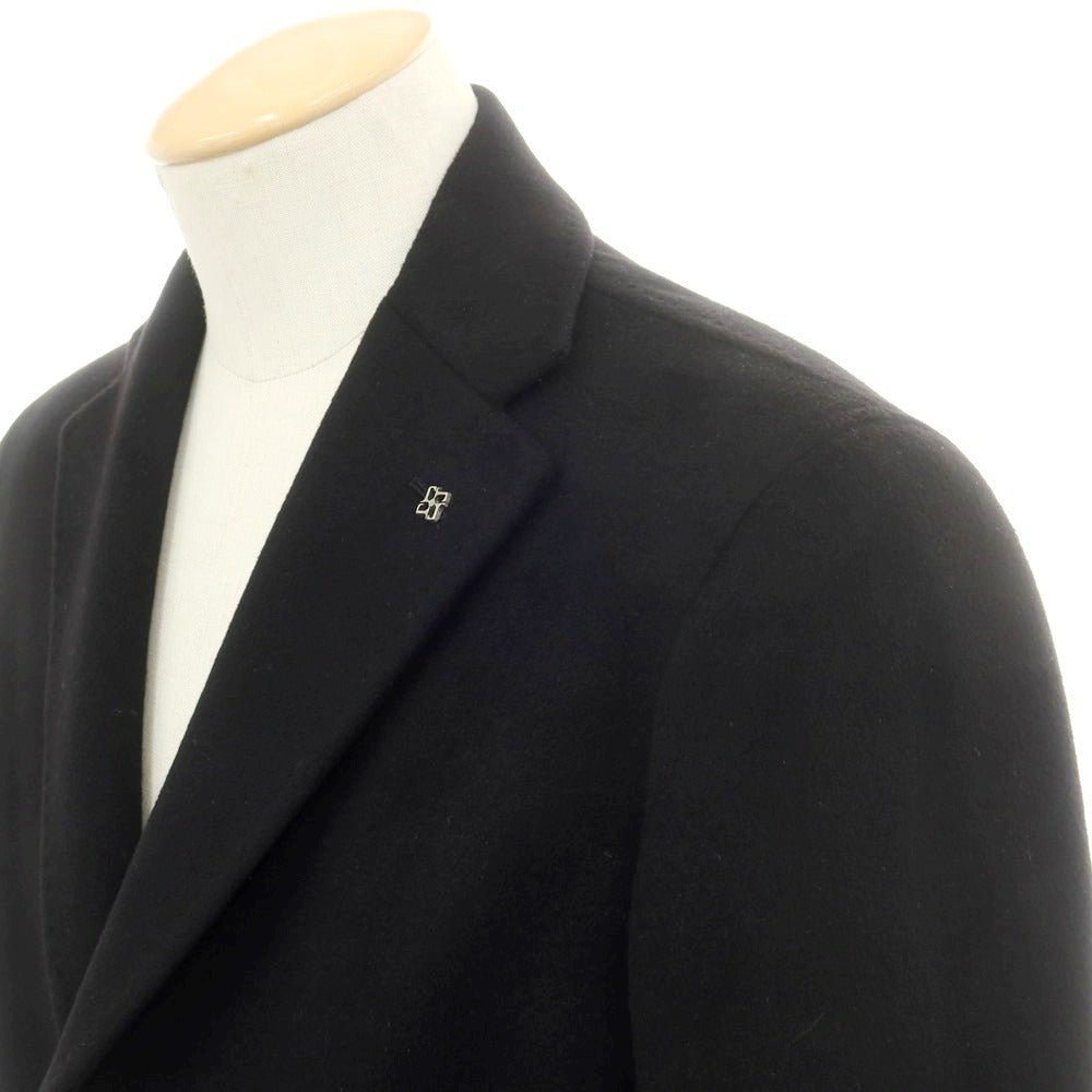【新品】タリアトーレ TAGLIATORE COLORADO カシミヤ チェスターフィールドコート ブラック【 44 】【 状態ランクN 】【 メンズ 】