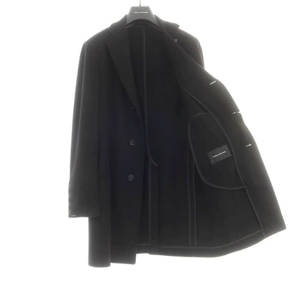 【新品】タリアトーレ TAGLIATORE COLORADO カシミヤ チェスターフィールドコート ブラック【 44 】【 状態ランクN 】【 メンズ 】